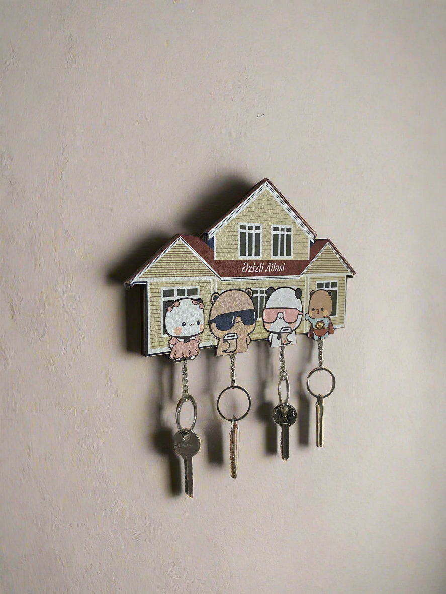 Bubu Dudu Family Handmade Keychain Holder