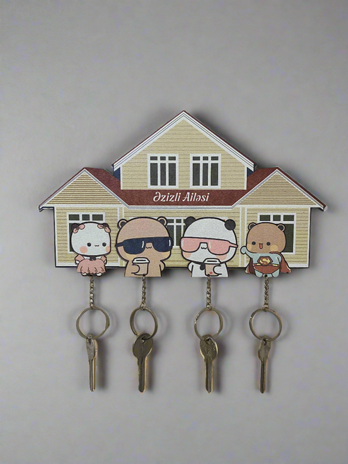 Bubu Dudu Family Handmade Keychain Holder
