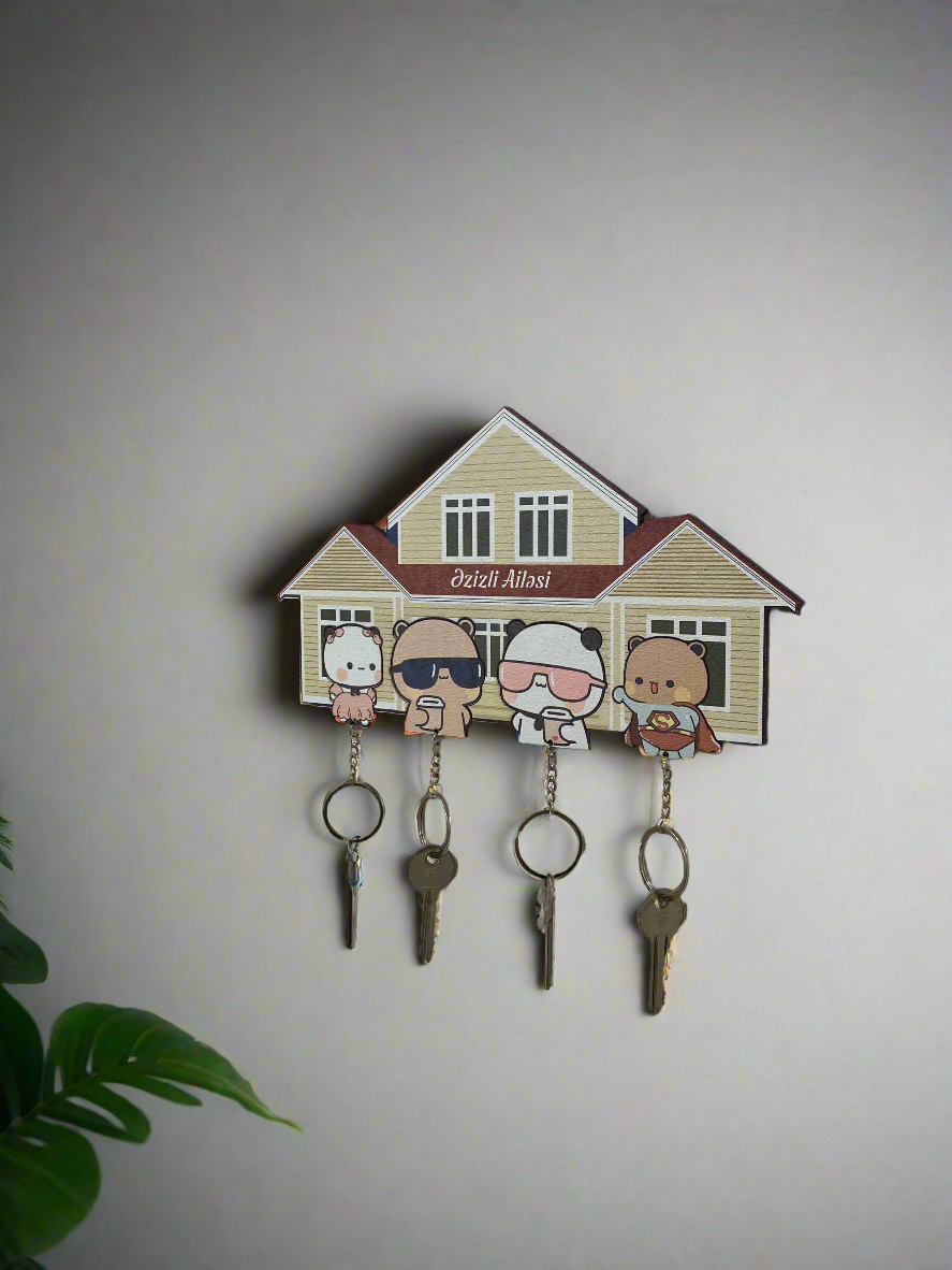 Bubu Dudu Family Handmade Keychain Holder