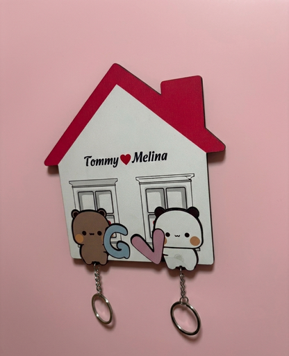 Personalized Dudu Bubu Handmade Keychain Holders