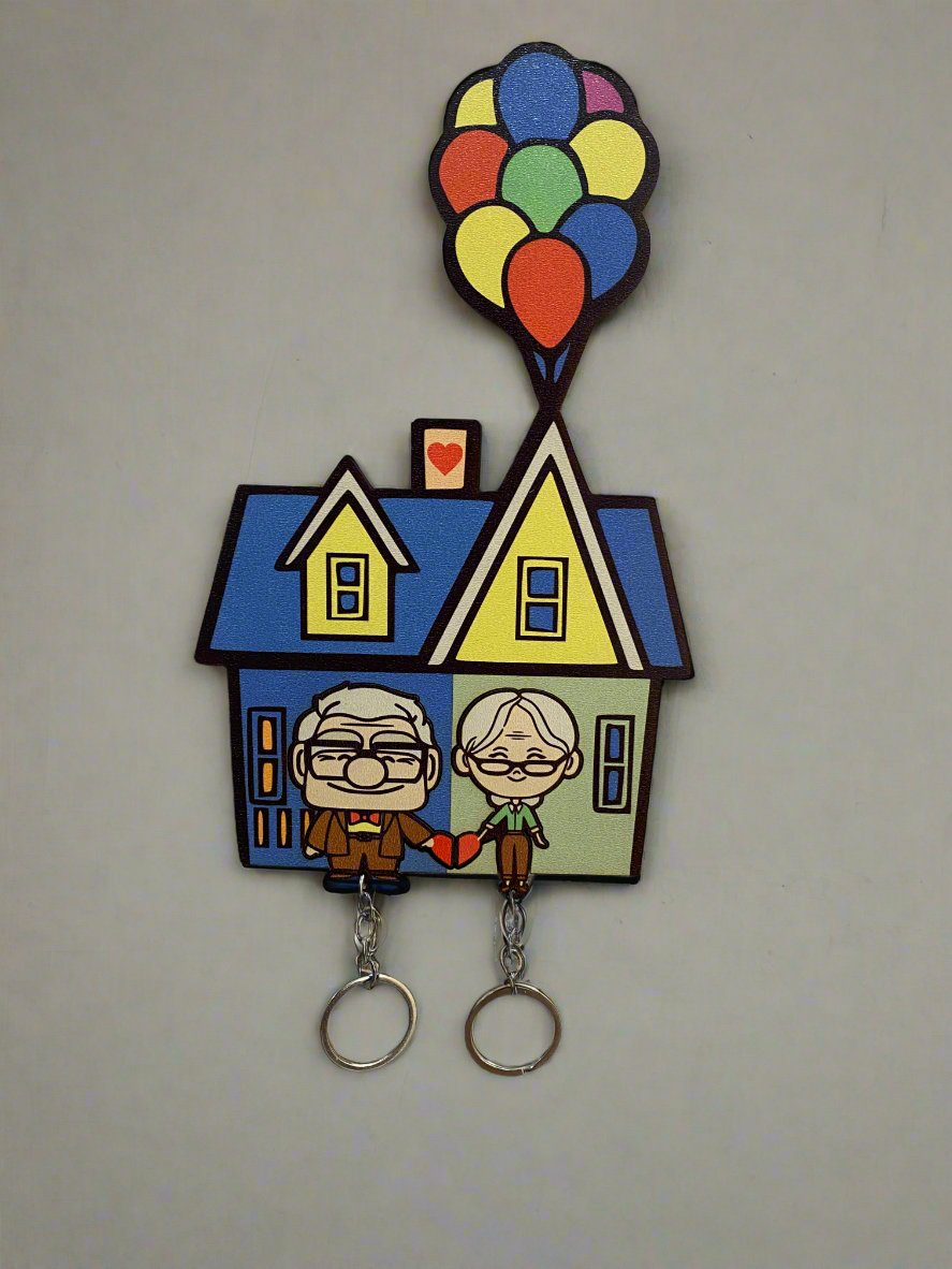 Up Key Holders Carl and Ellie Keychain Holders  
