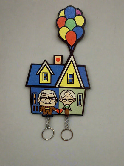 Up Key Holders Carl and Ellie Keychain Holders  