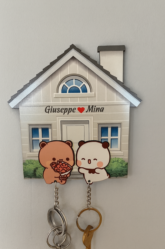 Flower Gift Dudu Bubu Handmade Keychain Holder