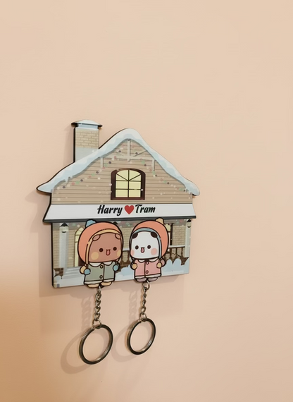 Snow Handmade Dudu & Bubu Keychain Holder