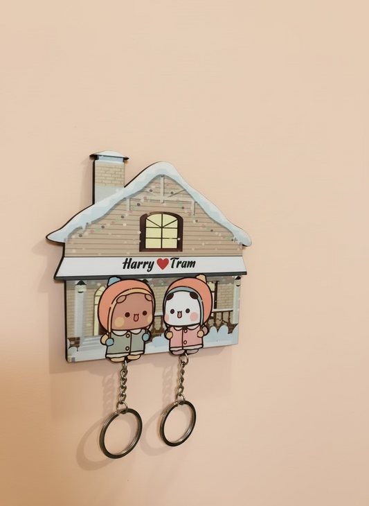 Snow Handmade Dudu & Bubu Keychain Holder