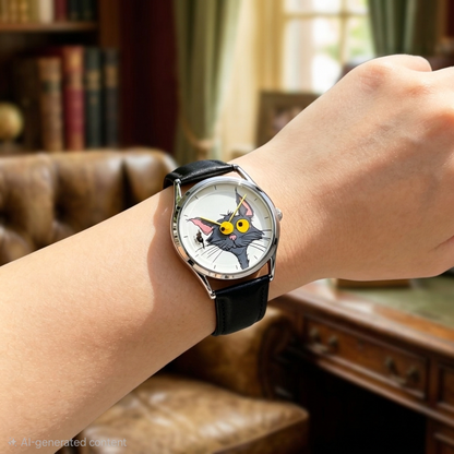 Cartoon Cat & Mouse Watch