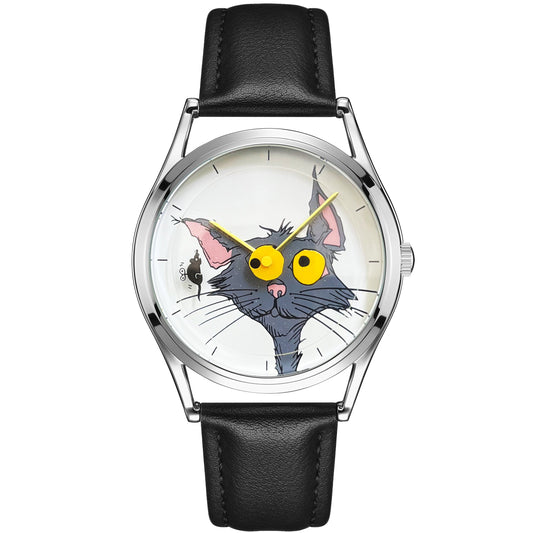 Cartoon Cat & Mouse Watch